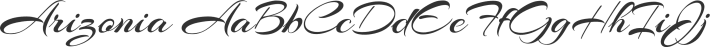 Arizonia font family by TypeSETit