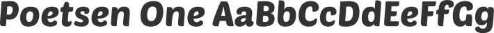 Poetsen font family by Impallari Type