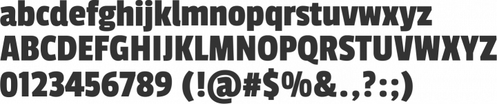 Passion One Font Specimen
