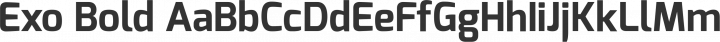 Exo Bold free font