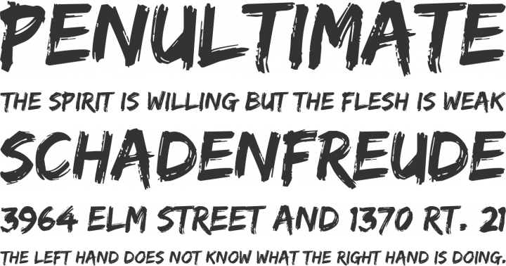 Edo Font Phrases