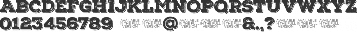 Nexa Rust Font Specimen
