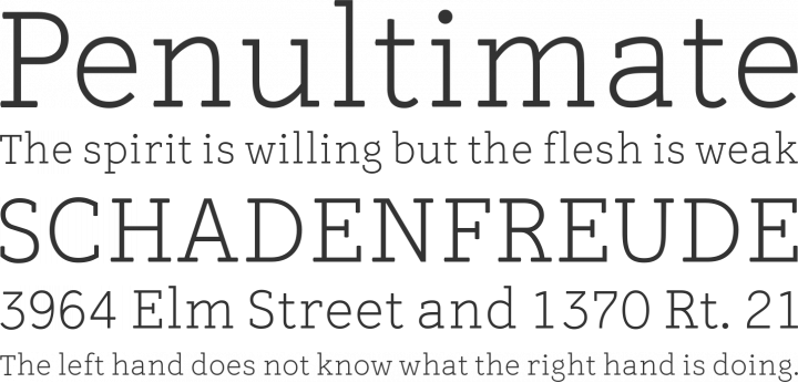 Tulia Font Phrases