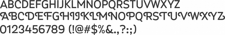 Myra 4F Caps Font Specimen