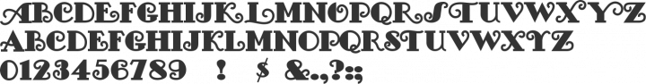 FancyPants Font Specimen