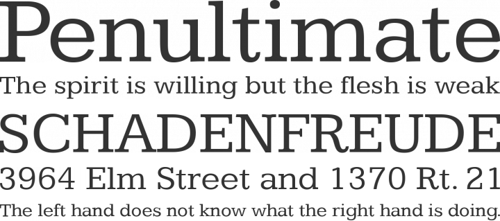 Kameron Font Phrases