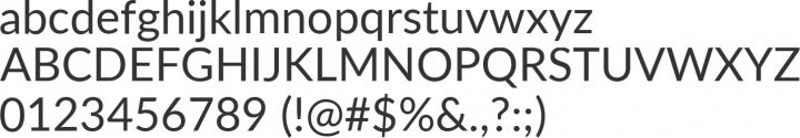 Lato Font Specimen