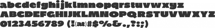 BP Diet Font Specimen
