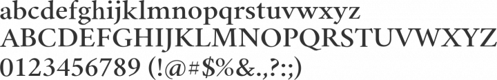 Comprehension Font Specimen