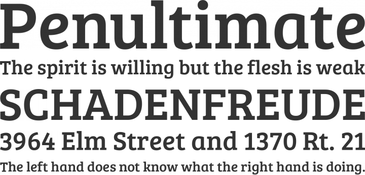 Bree Serif Font Phrases