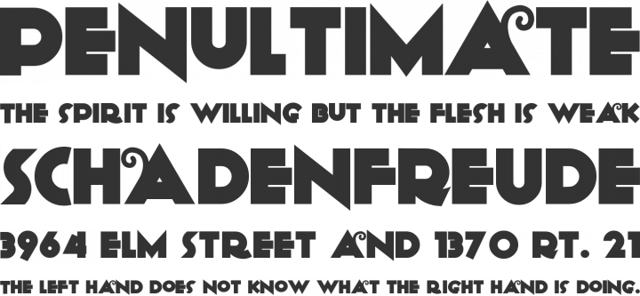 Anagram Font Phrases