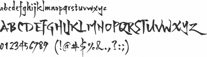 Yozakura JP Font Specimen