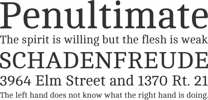 Cambo Font Phrases