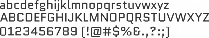 Quantico Font Specimen