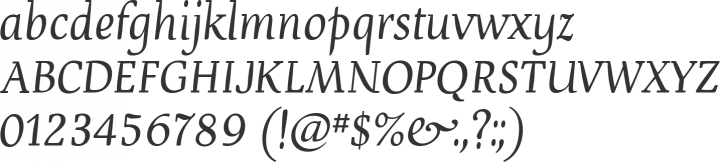Devroye Font Specimen