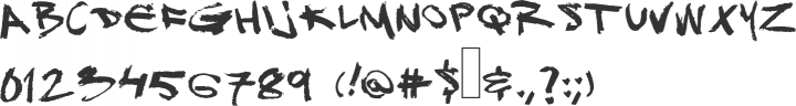 DJ Gross Font Specimen