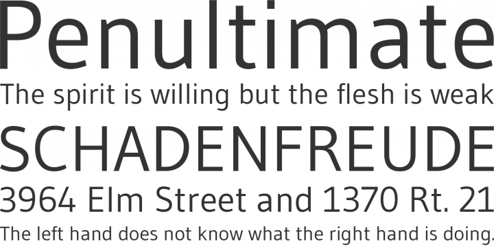 Gudea Font Phrases