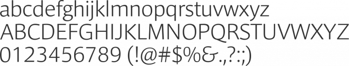 Impara Font Specimen