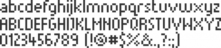 Munro Font Specimen