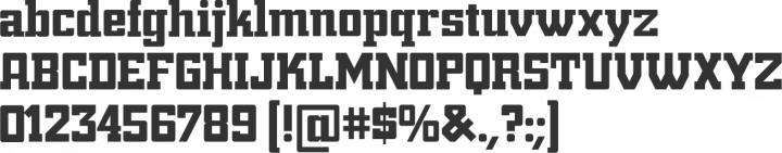 Trump Town Pro Font Specimen