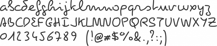 Pecita Font Specimen