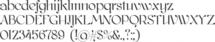 kawoszeh Font Specimen