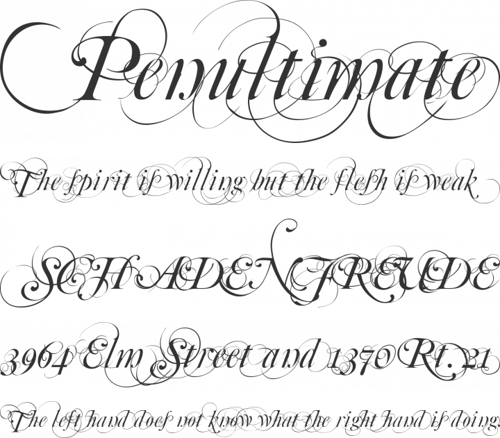 Mutlu Font Phrases