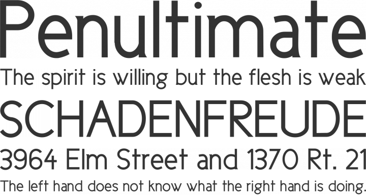 Cicle Font Phrases