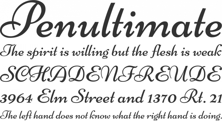 Niconne Font Phrases