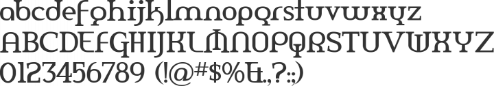 Amerika Font Specimen