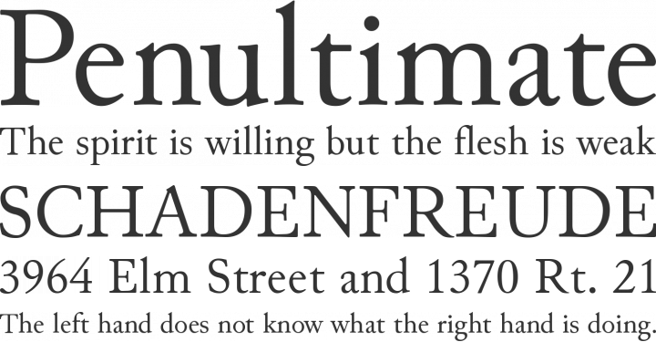Junicode Font Phrases