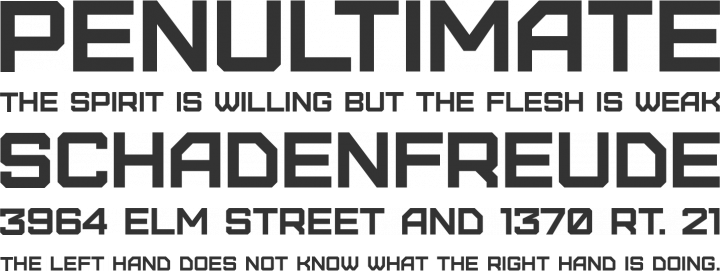 Furore Font Phrases