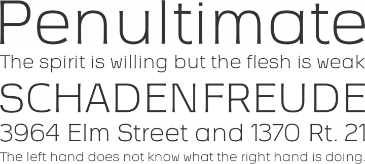Vezus Font Phrases