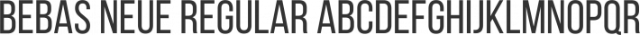Bebas Neue font family by Flat-it