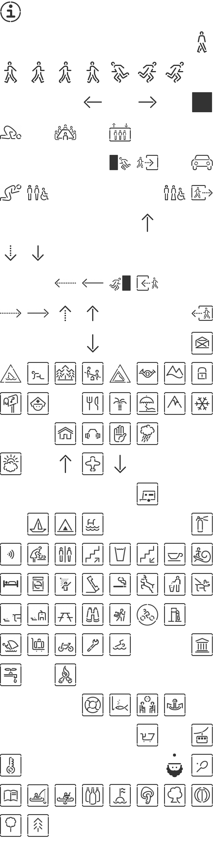 SirucaPictograms Dingbat Font Specimen