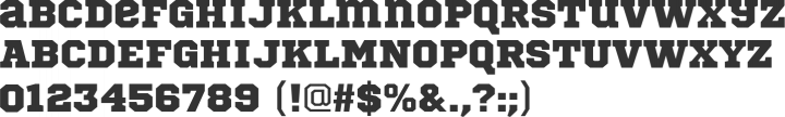 Sports World Font Specimen