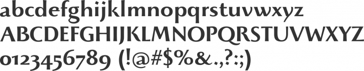 Beatrix Antiqua Font Specimen