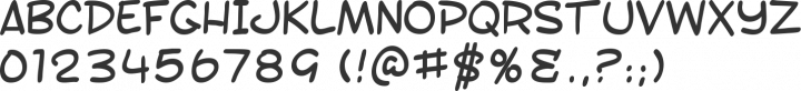 Toontime Font Specimen