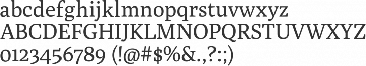 Poly Font Specimen