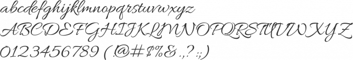 Allura Font Specimen