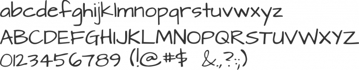 Architects Daughter Font Specimen