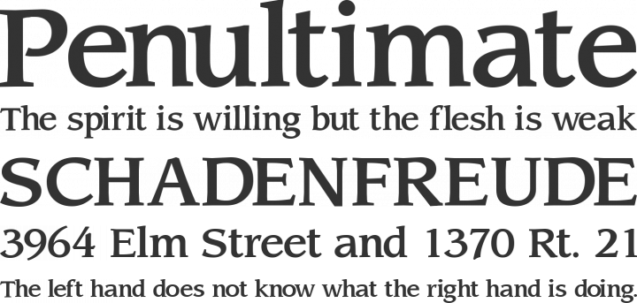 Sling Font Phrases