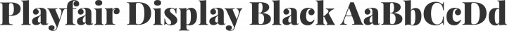 Playfair Display Font Free by Claus Eggers Sørensen » Font Squirrel