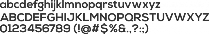 Nexa Font Specimen