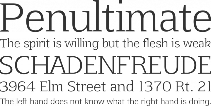 Afta Serif Font Phrases