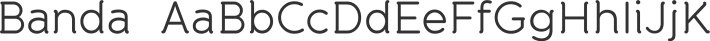 Banda font family by Typedepot