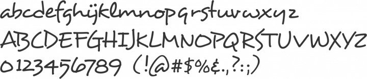 Desyrel Font Specimen