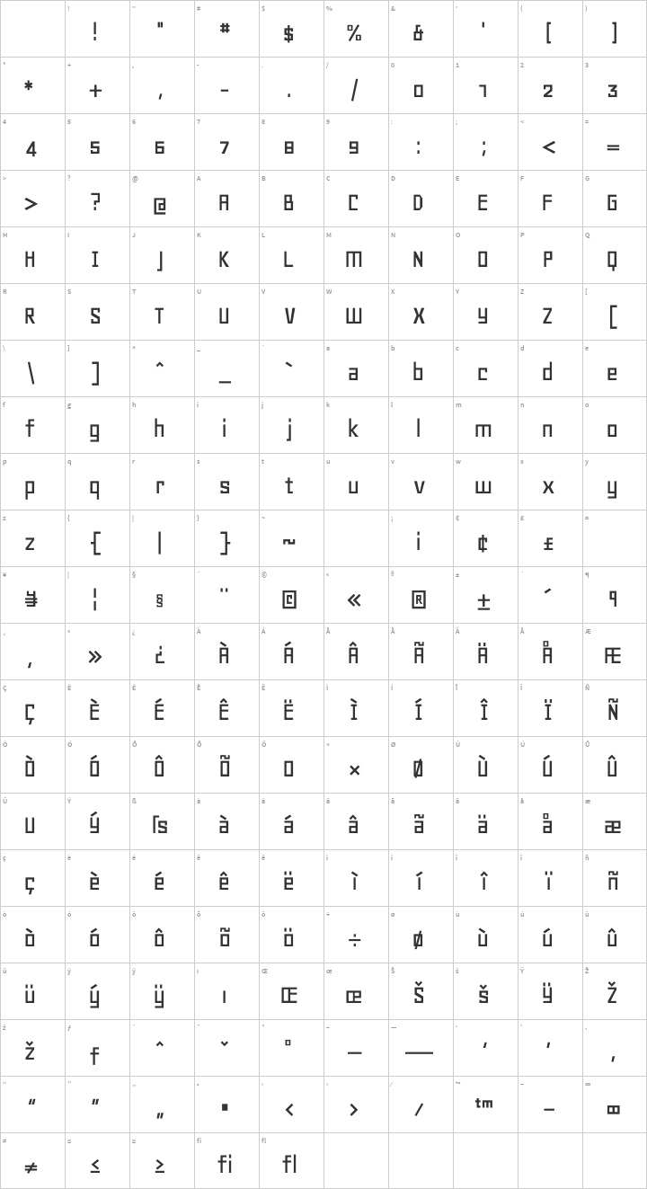 Geo Font Free by Reading Type » Font Squirrel