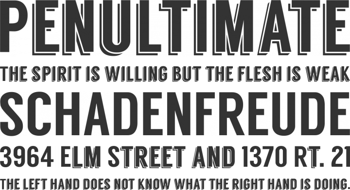 Langdon Font Phrases