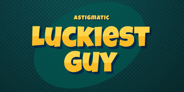 Luckiest Guy Font Free By Astigmatic Font Squirrel - prevnext